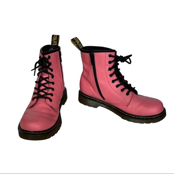 Dr. Martens Acid Pink Smooth Leather 1460 J Boots - Picture 10 of 15